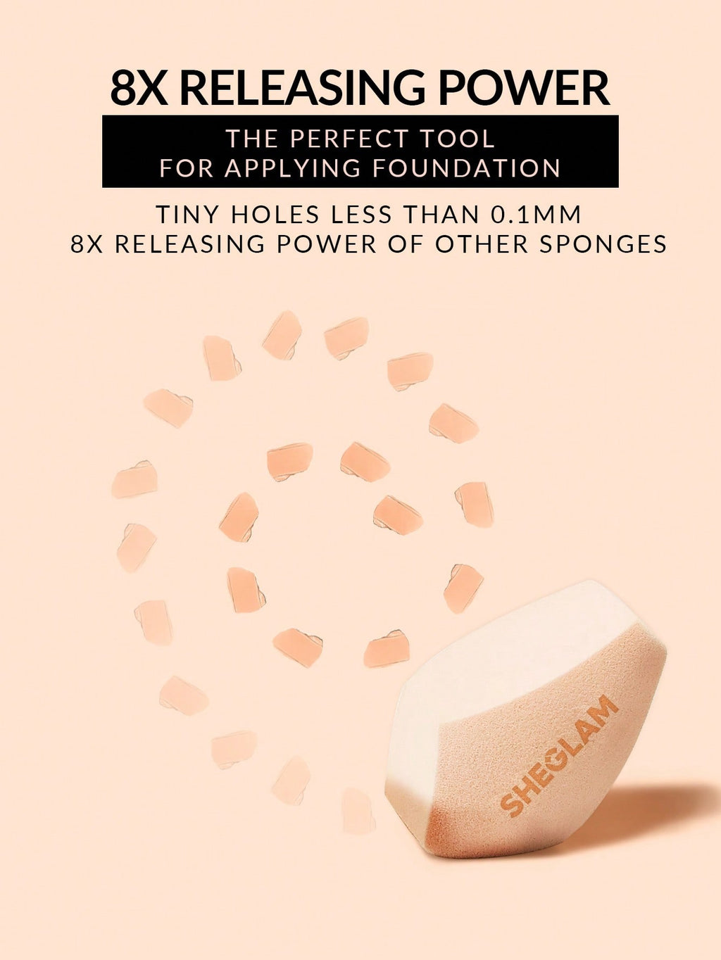 Multi-Faceted Makeup Sponge