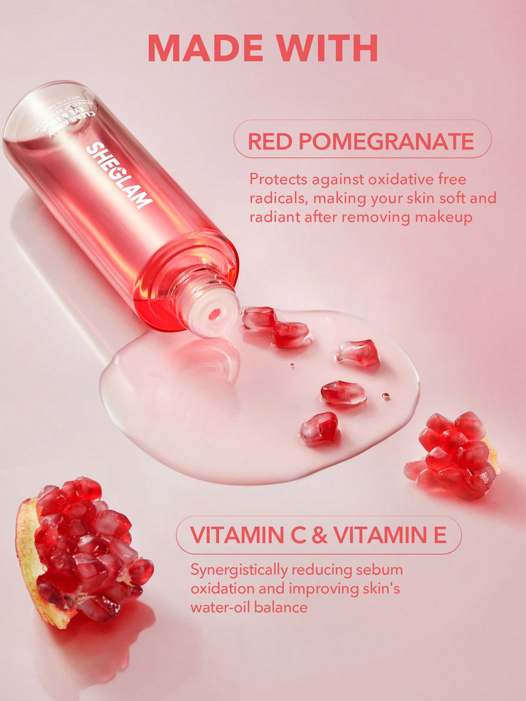 Sheglam Clear Away Eye & Lip Makeup Remover