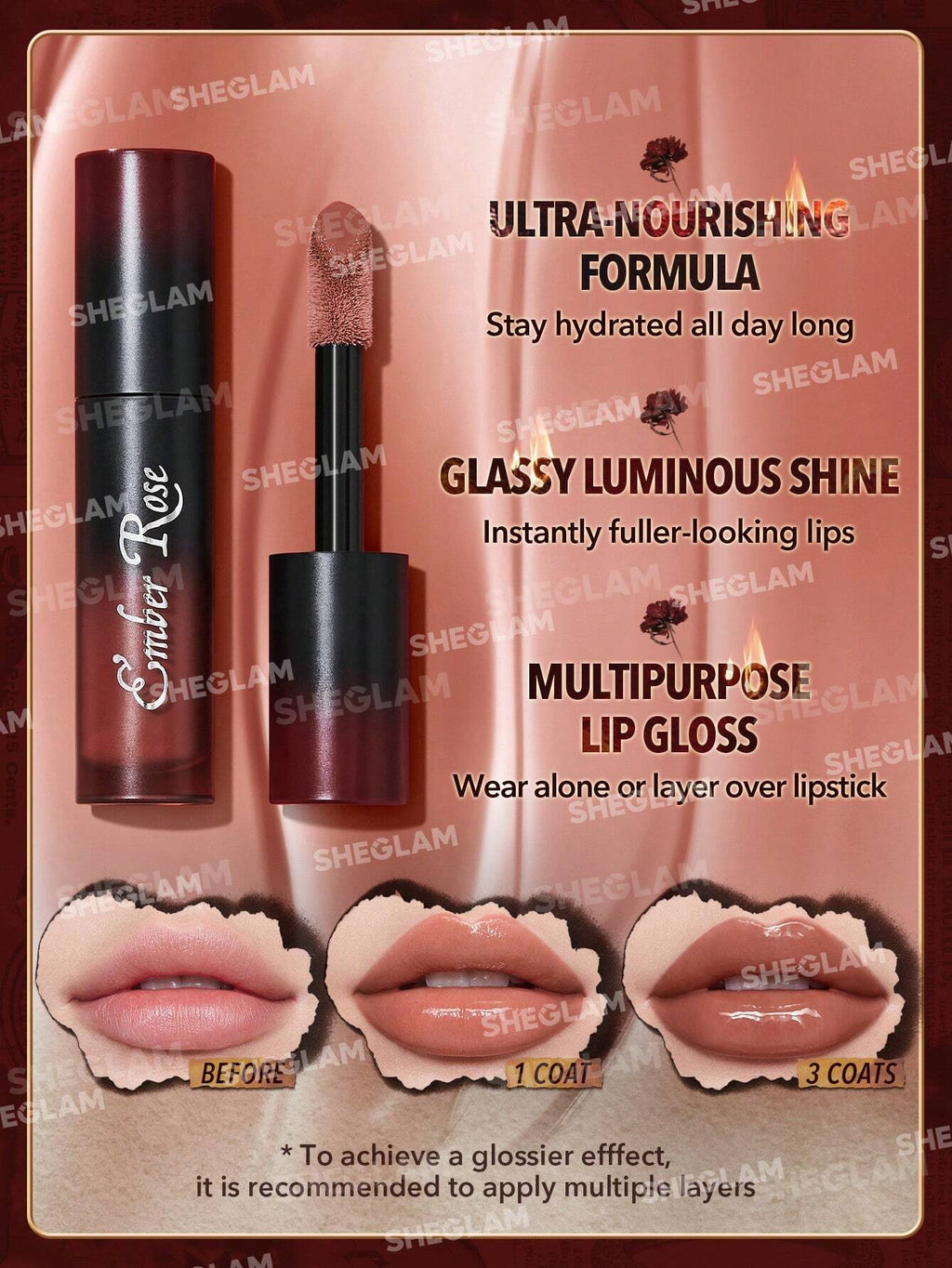 Ember Rose Immortal Love Nourishing Lip Gloss