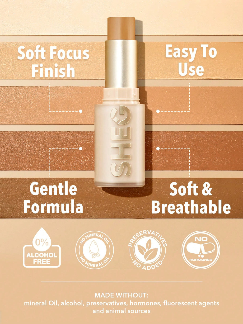 Sheglam Magnetic High Coverage Stick Foundation