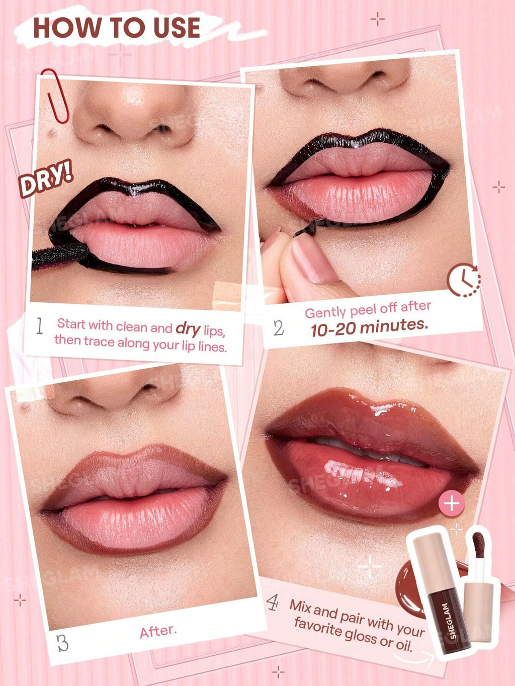 Peel off Lip Liner Stain