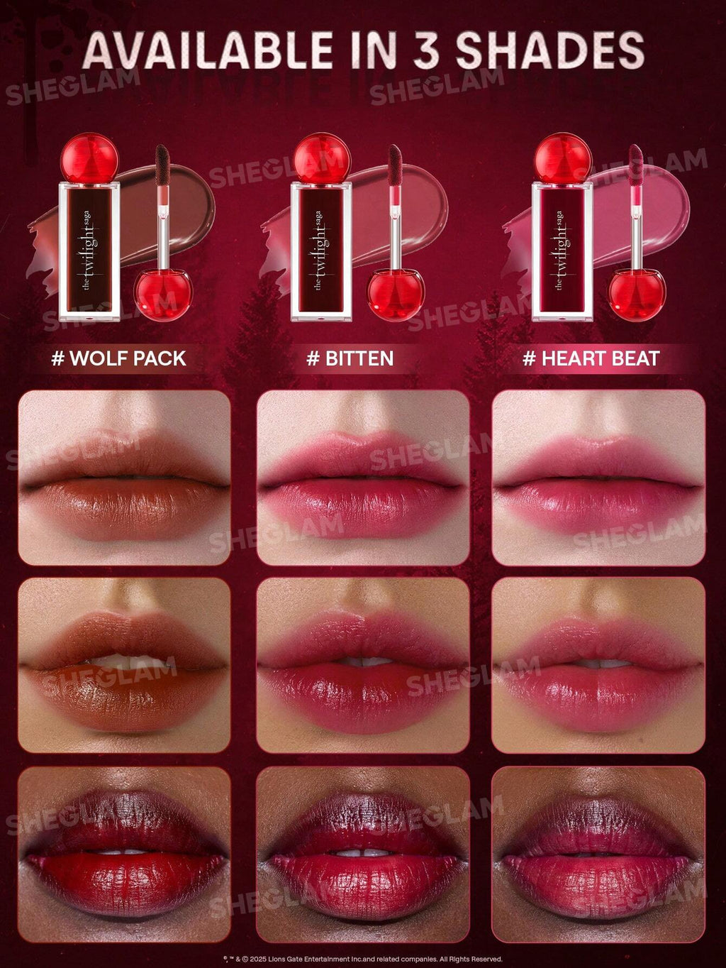 Sheglam The Twilight Saga X SHEGLAM Immortality Lip Tintol
