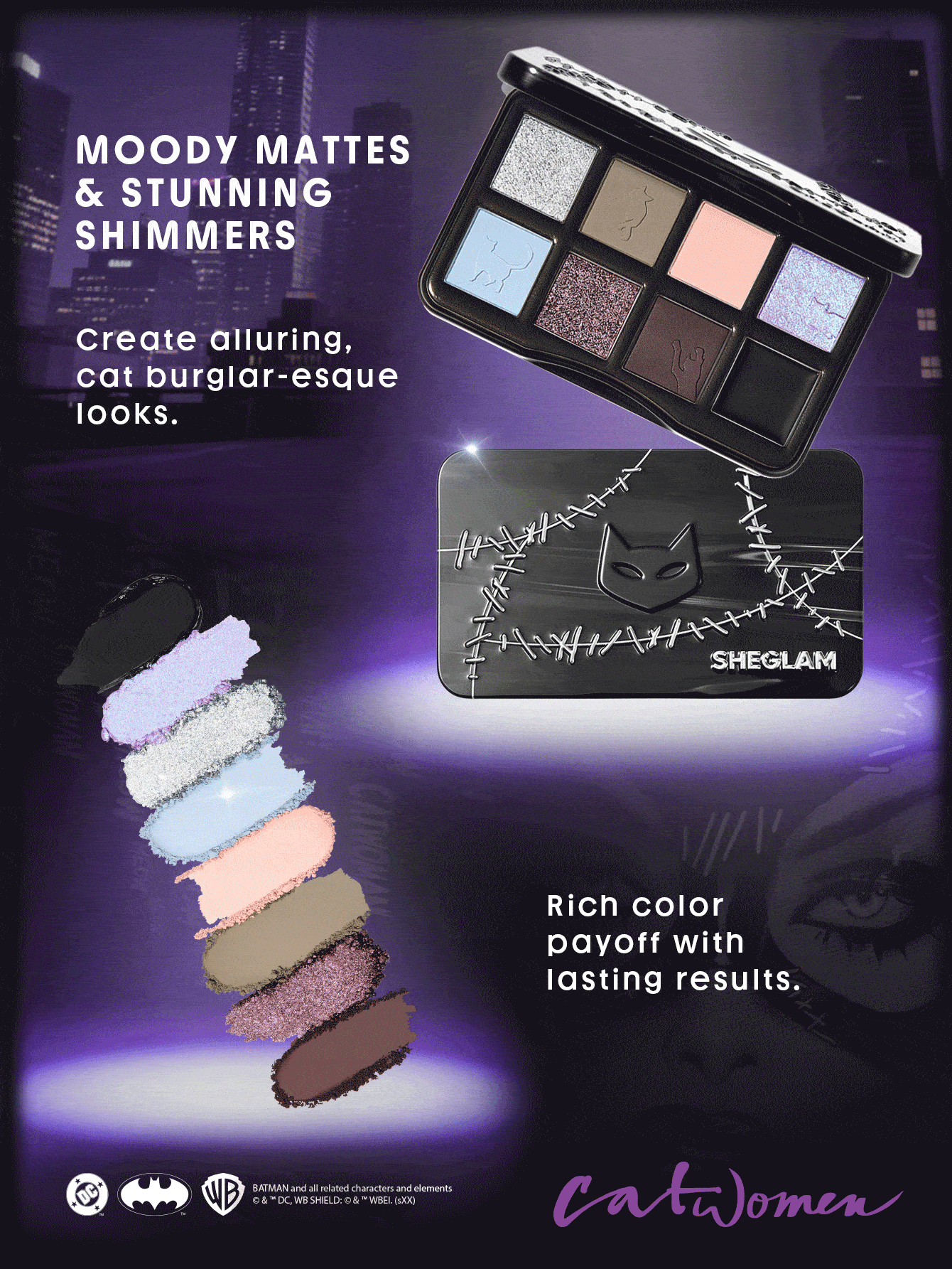 CATWOMAN™ | SHEGLAM Feline Fatale Palette