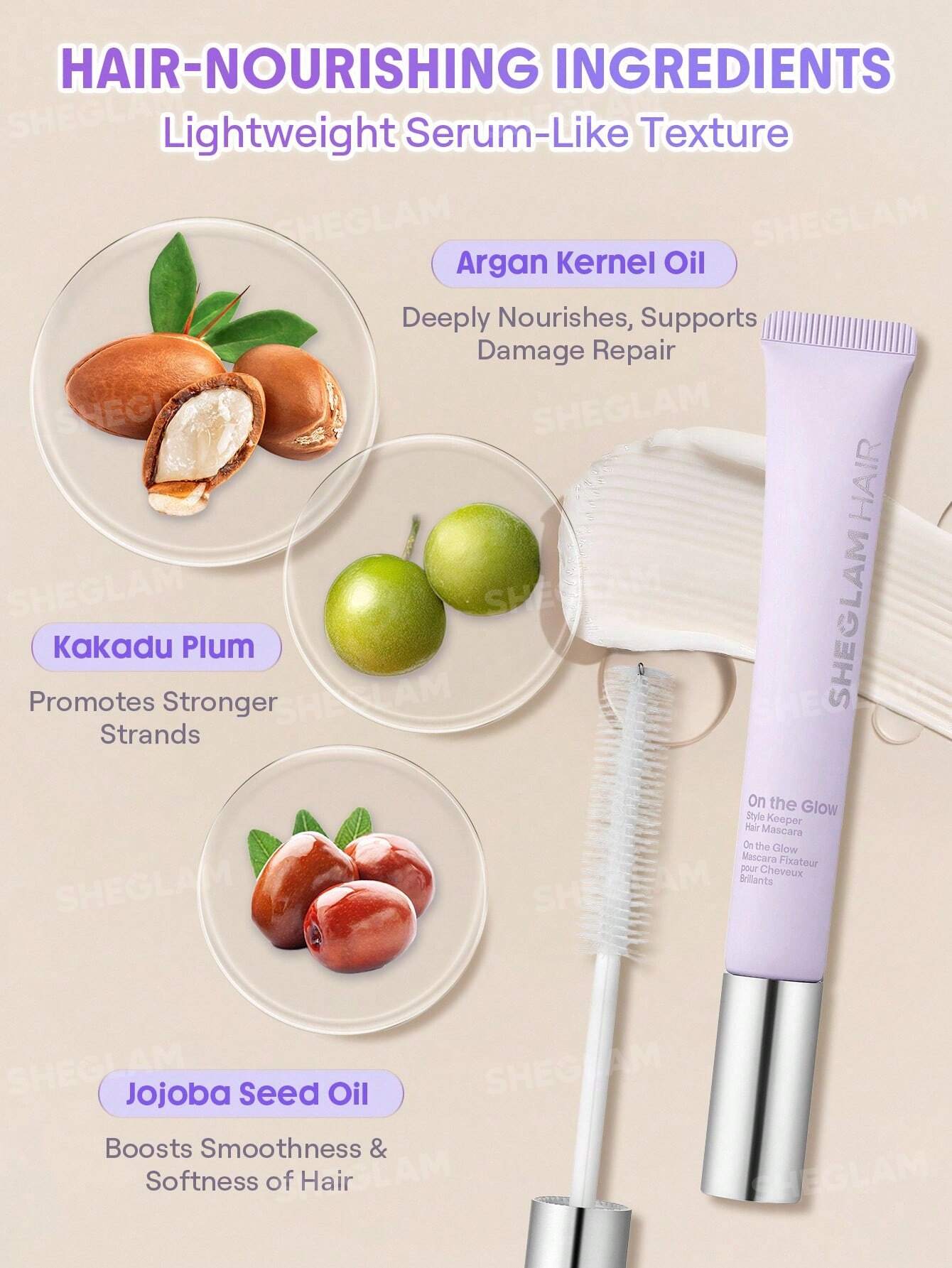 On The Glow Style Keeper Hair Mascara