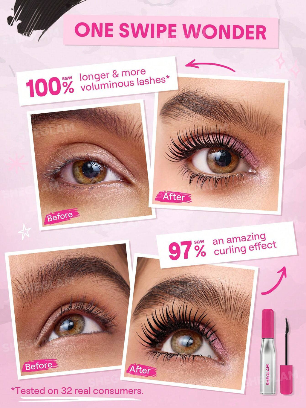 Sheglam Lashlighter Up and Out Mascara