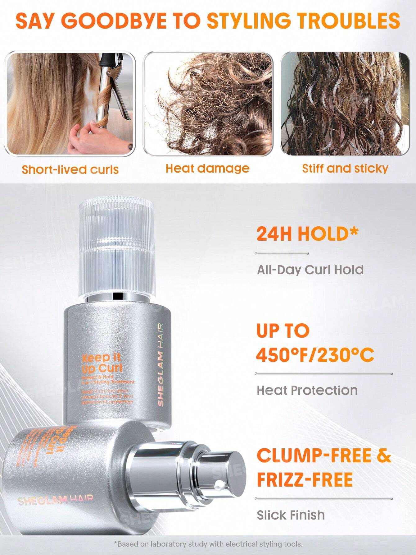 Sheglam Keep It Up Curl Protect & Hold 2-In-1 Styling Treatment