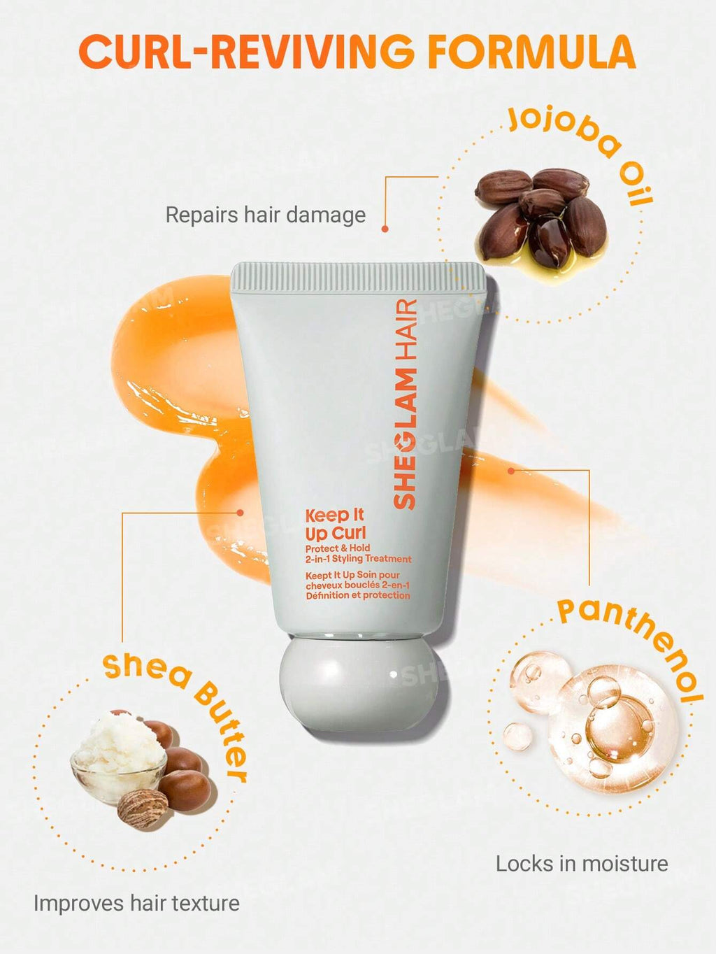 Sheglam Keep It Up Curl Protect & Hold 2-In-1 Styling Treatment