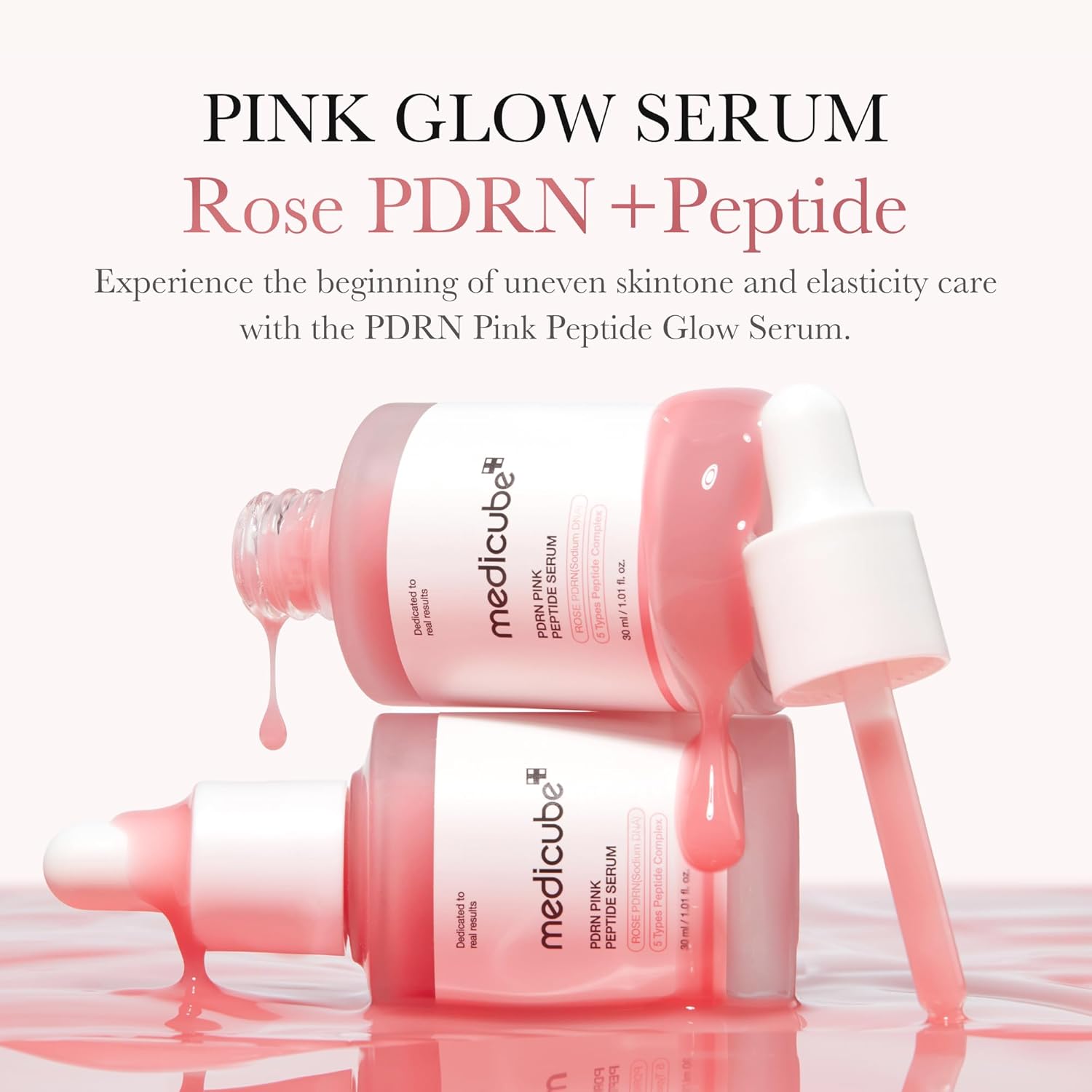 Medicube PDRN Pink Peptide Serum, Pink glow serum