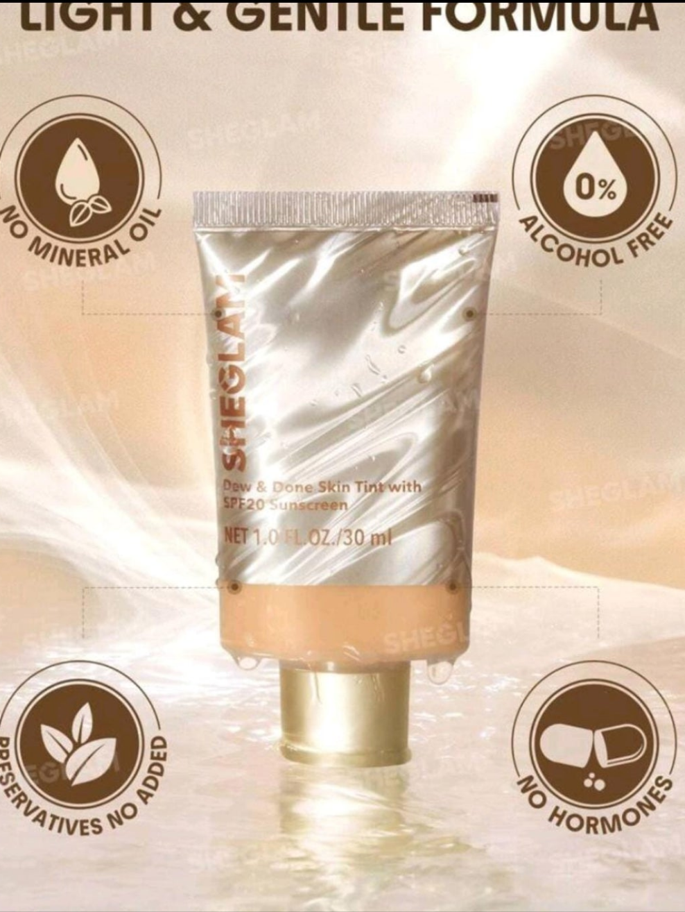 Shegalm Dew & Done Skin Tint with SPF 20