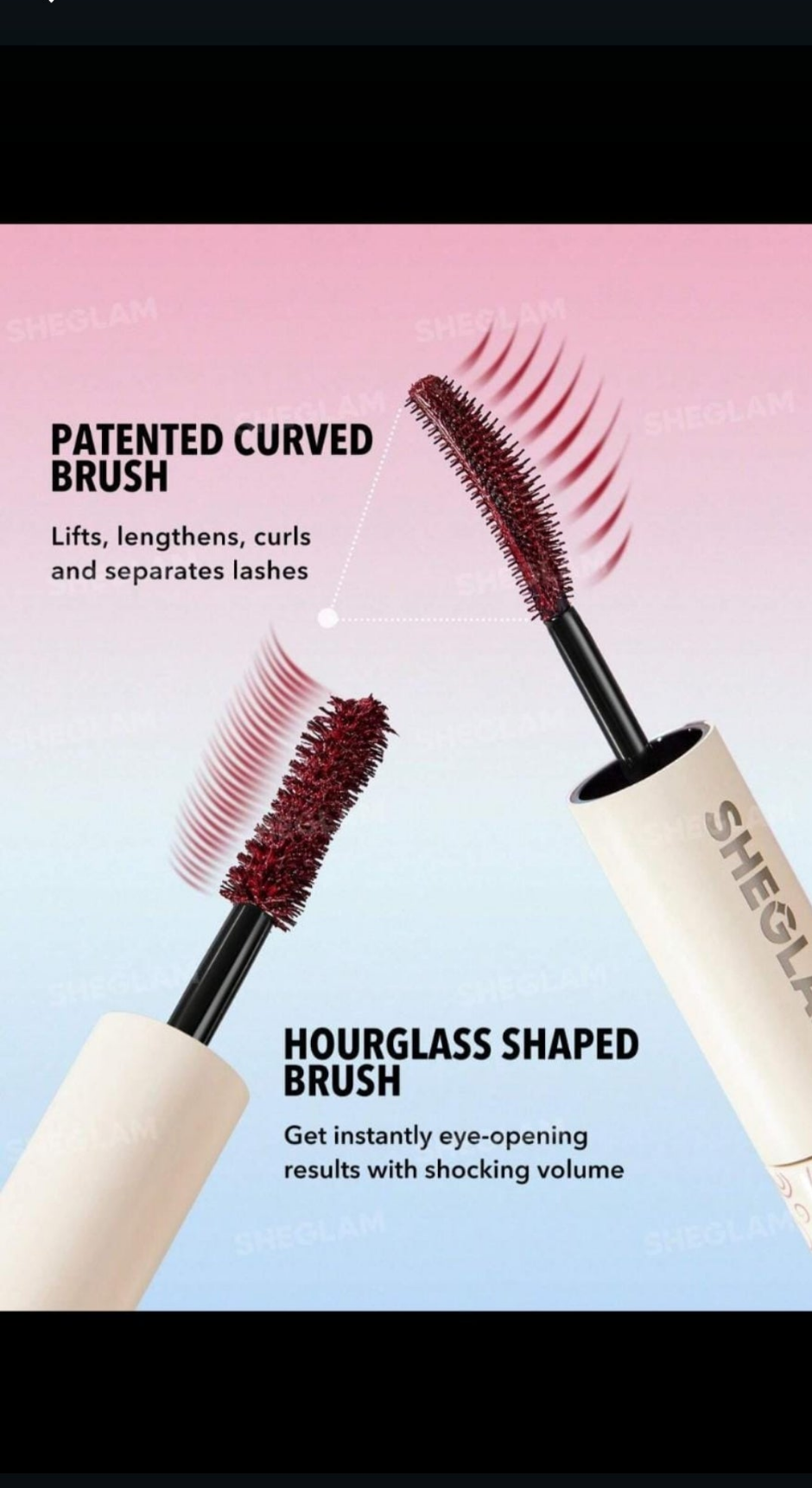 Sheglam 2 in 1 colored mascara