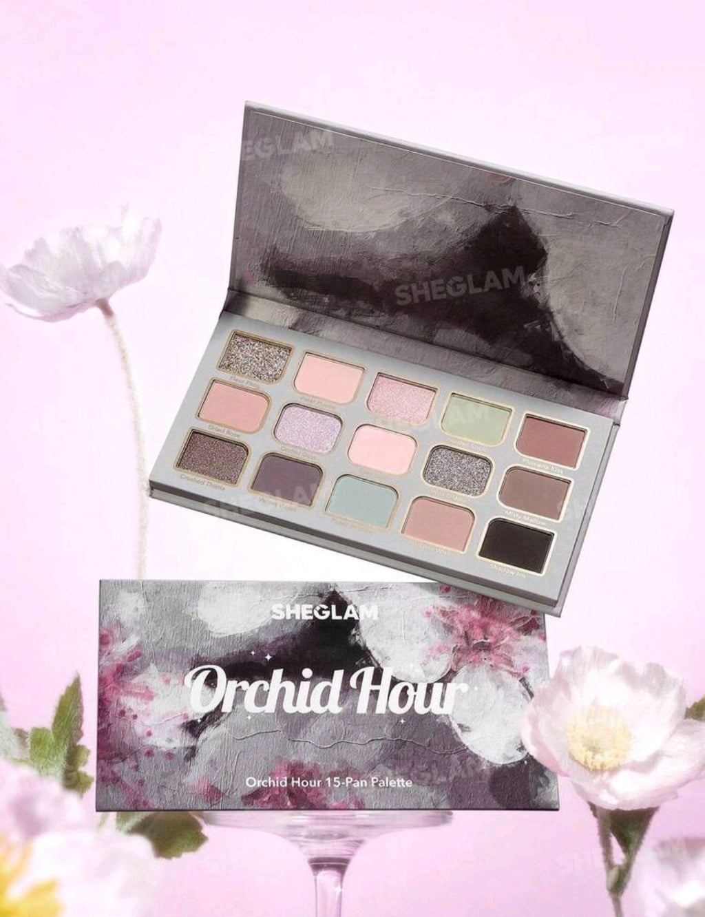 Sheglam Orchid Hour 15 Pan Eyeshadow Palette