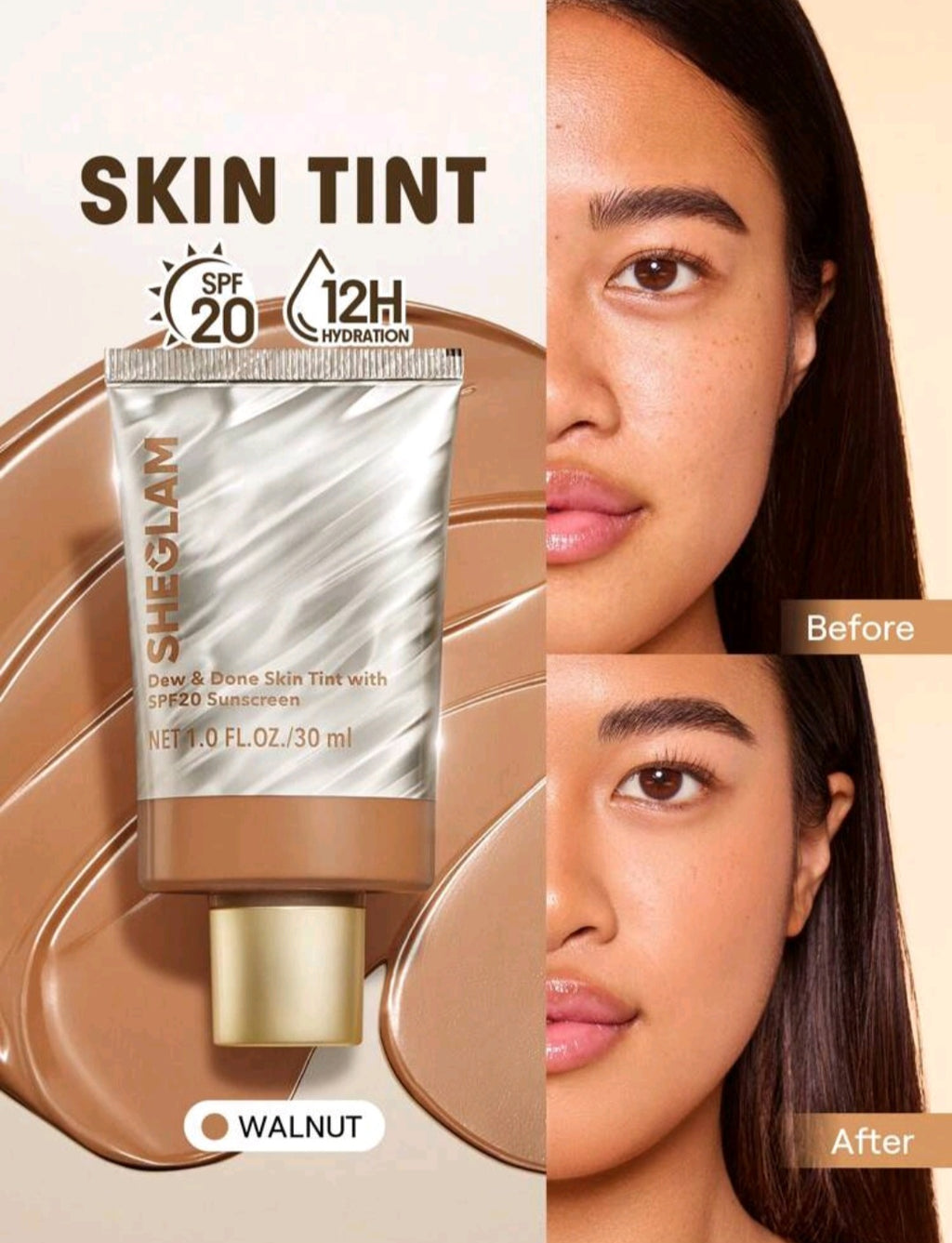 Shegalm Dew & Done Skin Tint with SPF 20