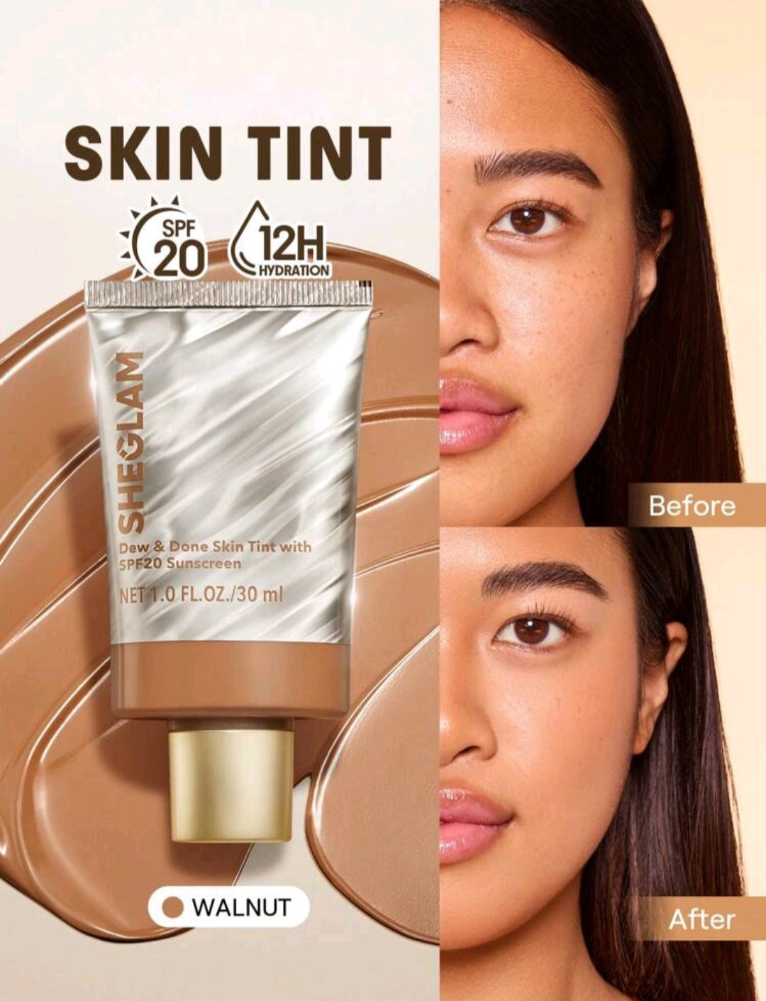 Shegalm Dew & Done Skin Tint with SPF 20