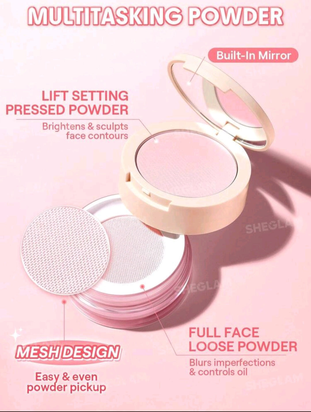 Sheglam Insta-Ready Ultra Fine Blur & Lifting Setting Powder