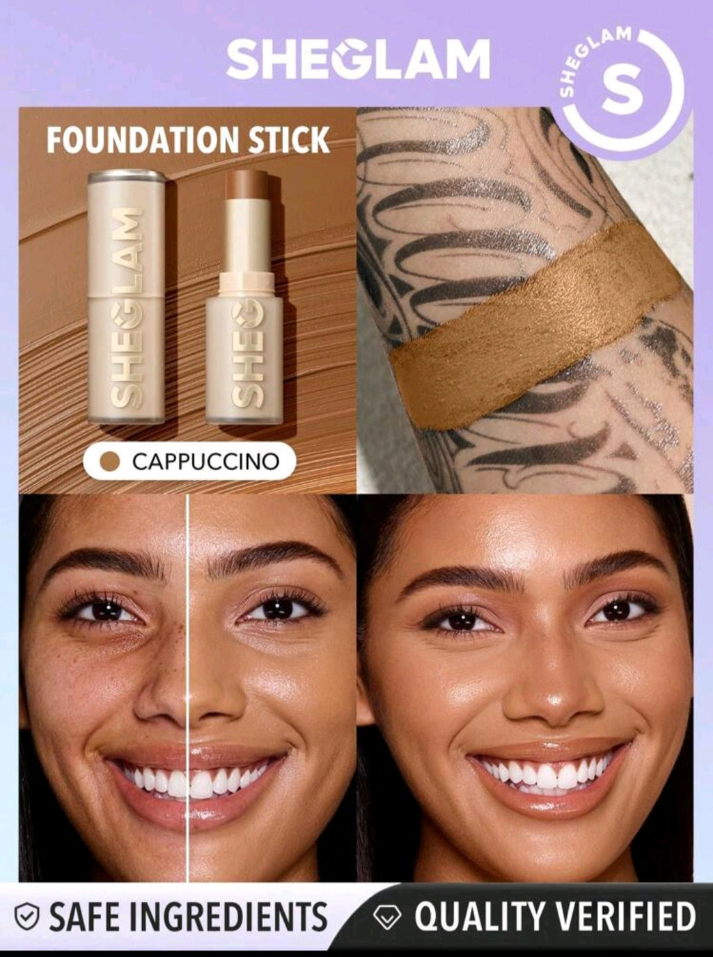 Sheglam Magnetic High Coverage Stick Foundation