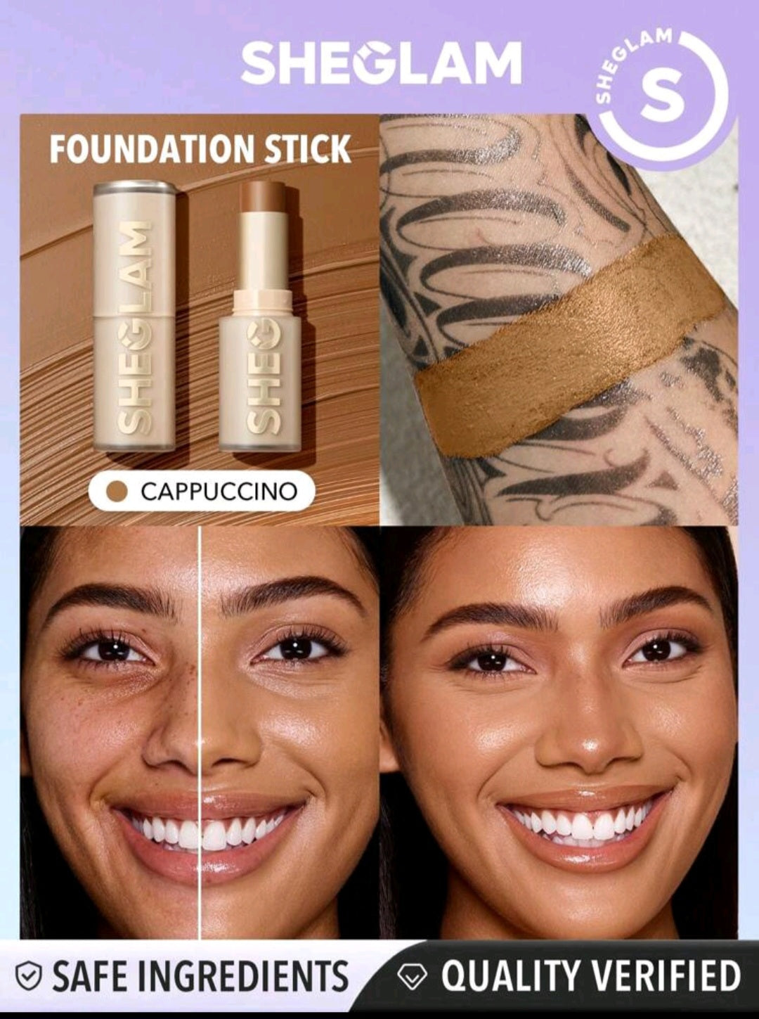 Sheglam Magnetic High Coverage Stick Foundation