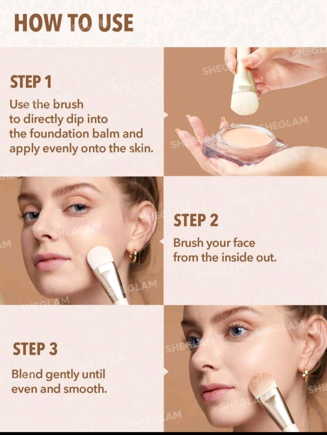 Sheglam Foundation Balm Brush