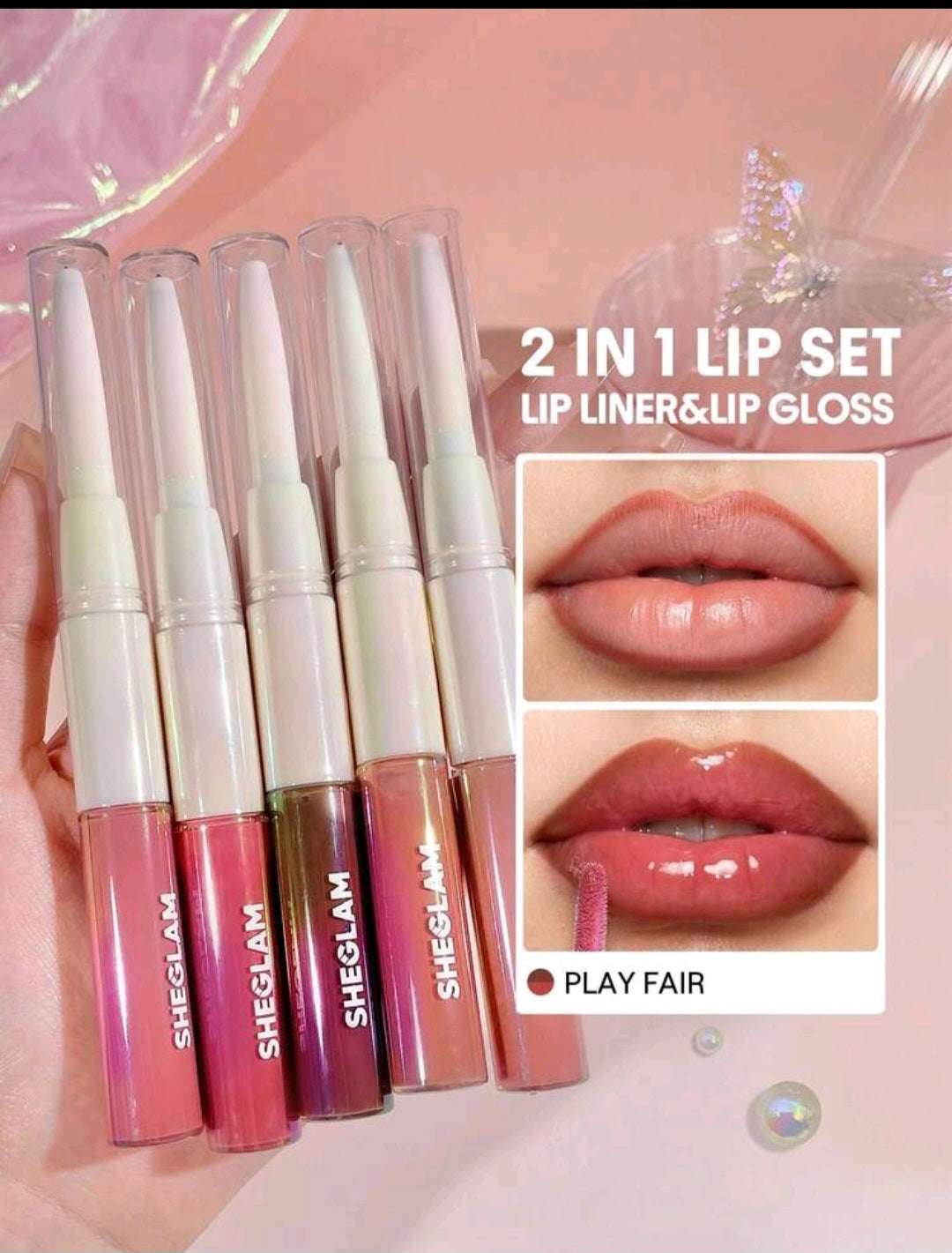 Sheglam Duo Lip Gloss & Lipstick
