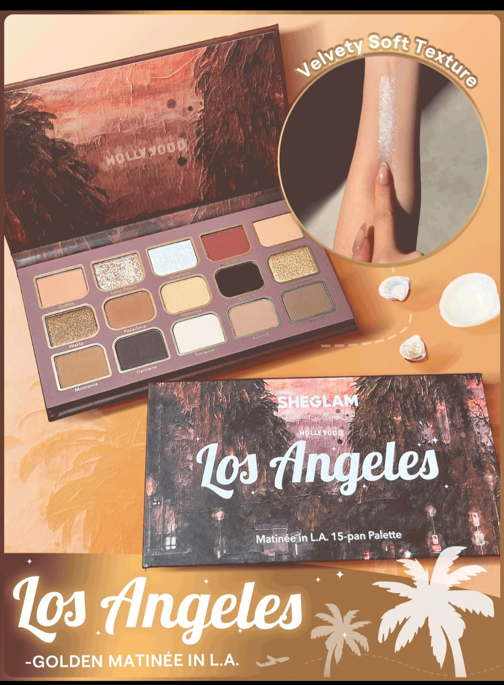 Sheglam Matinée In L.A 15 Pan Eyeshadow Palette