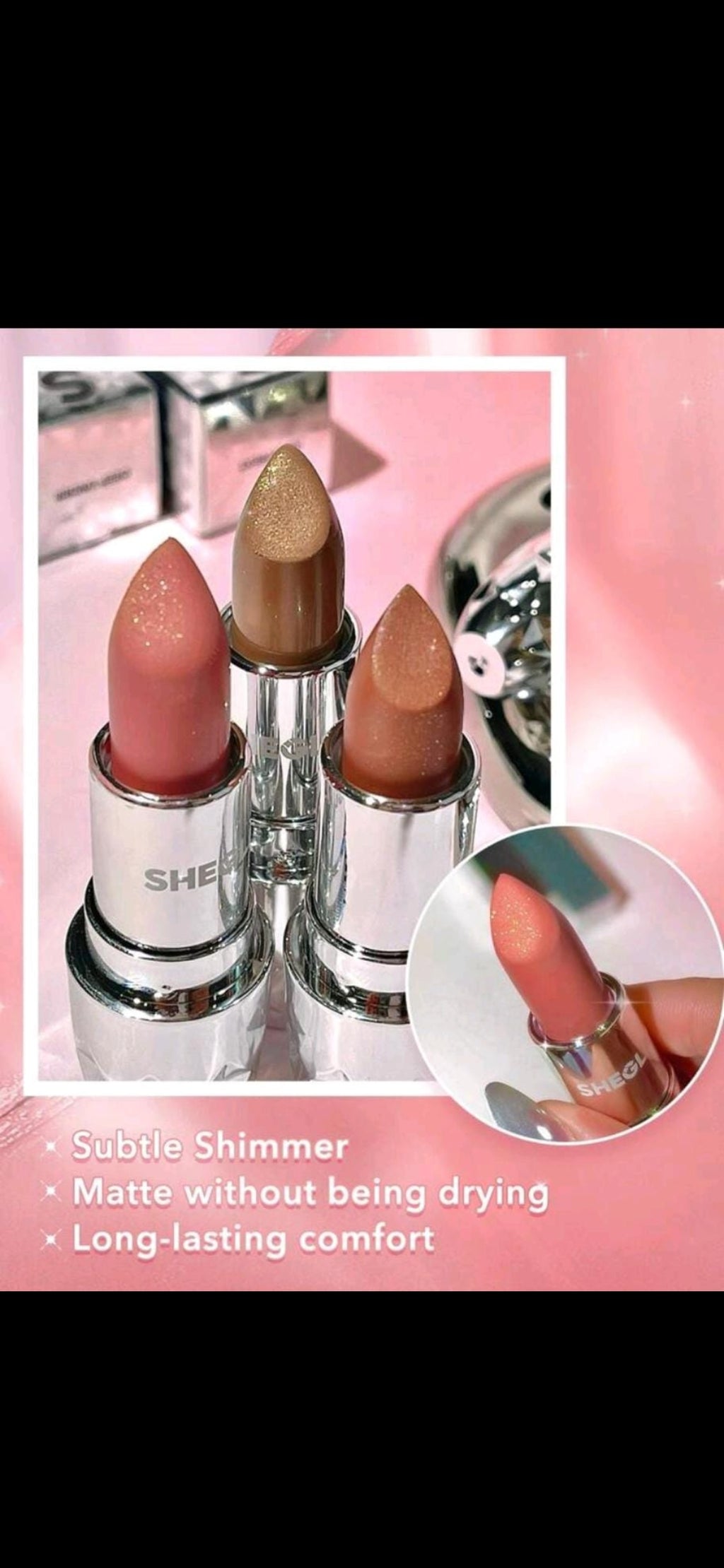 Sheglam Shimmer matte Lipstick