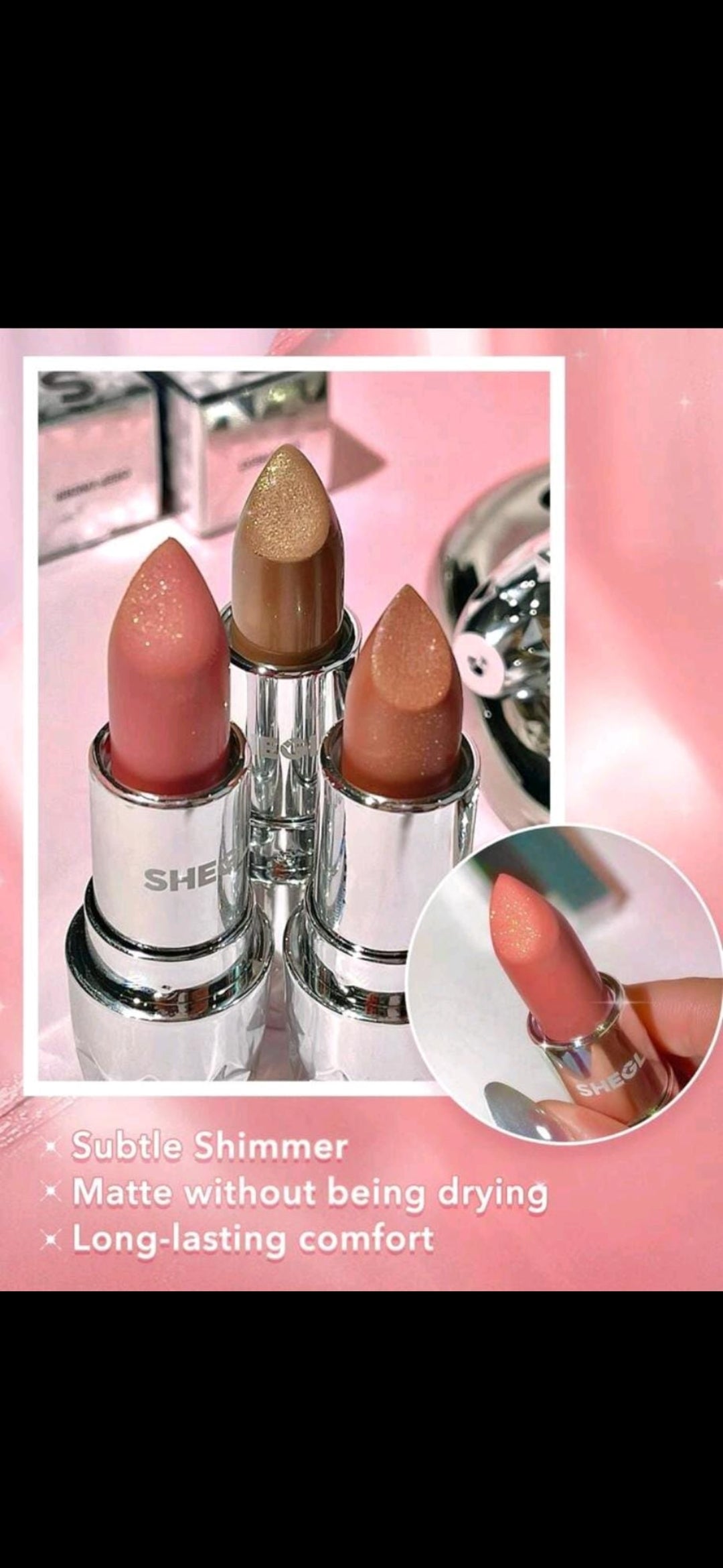 Sheglam Shimmer matte Lipstick