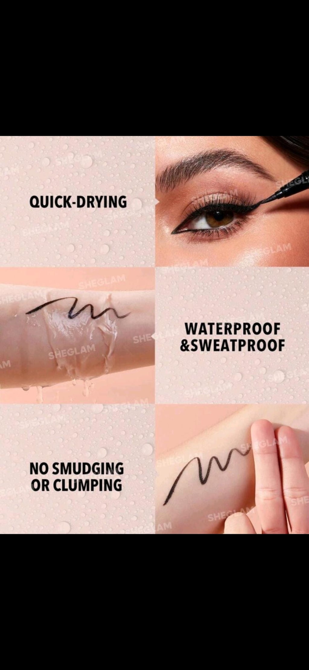 Sheglam Uninterrupted waterproof liquid Eyeliner