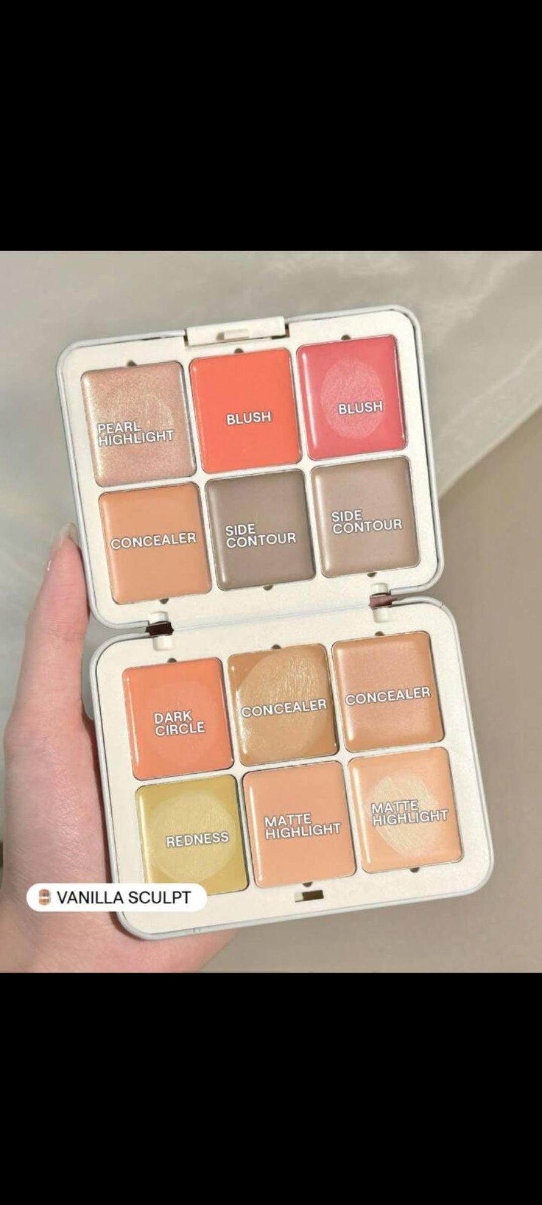 Face palette vanilla sculpt