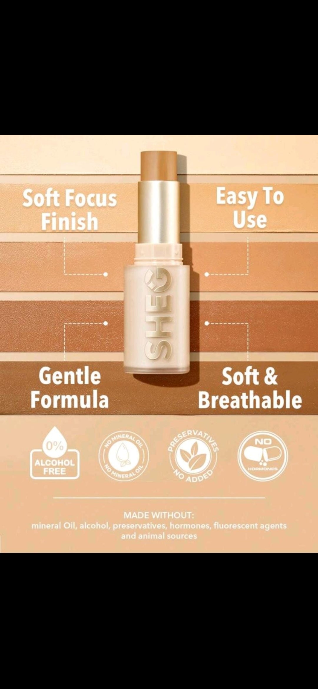 Sheglam Magnetic High Coverage Stick Foundation