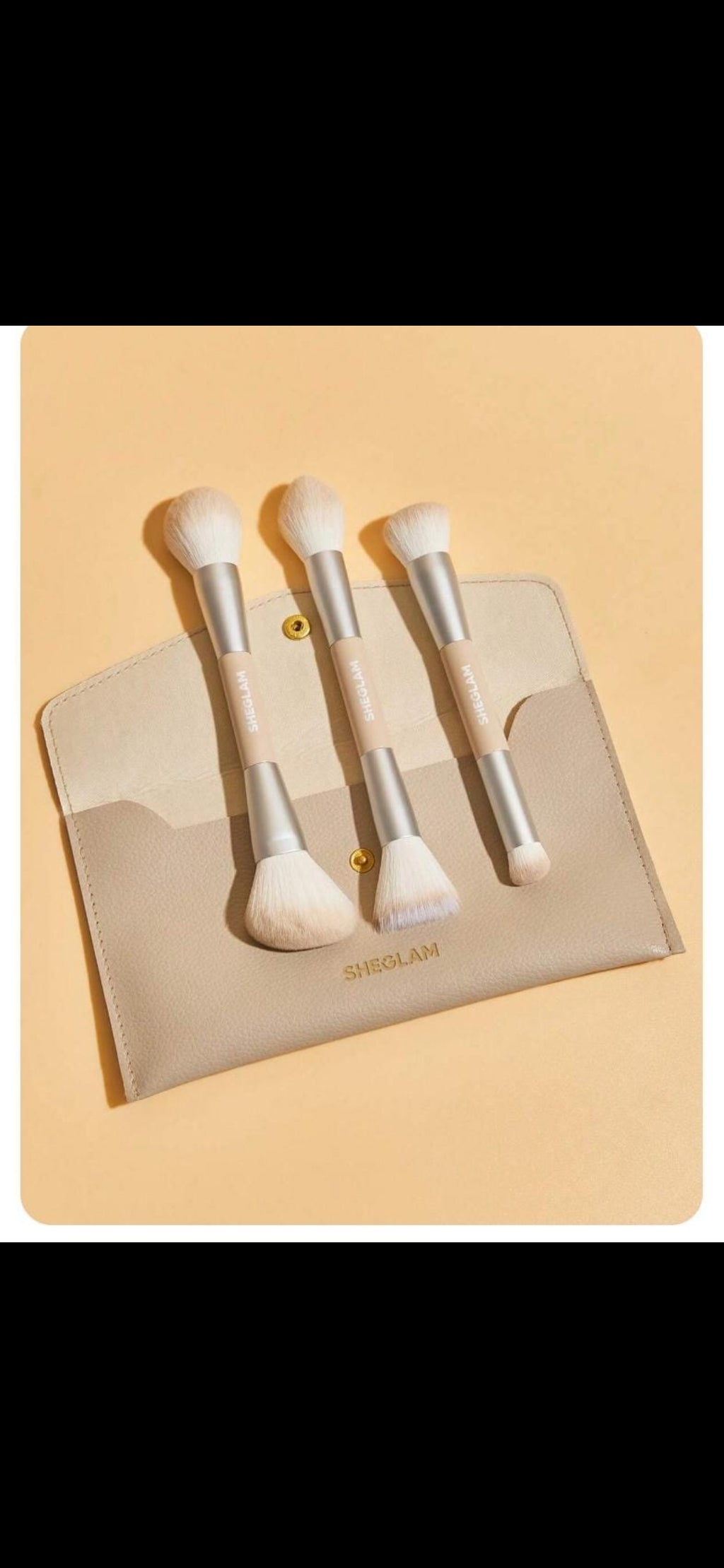 Sheglam Double Sided Brush + Pouch