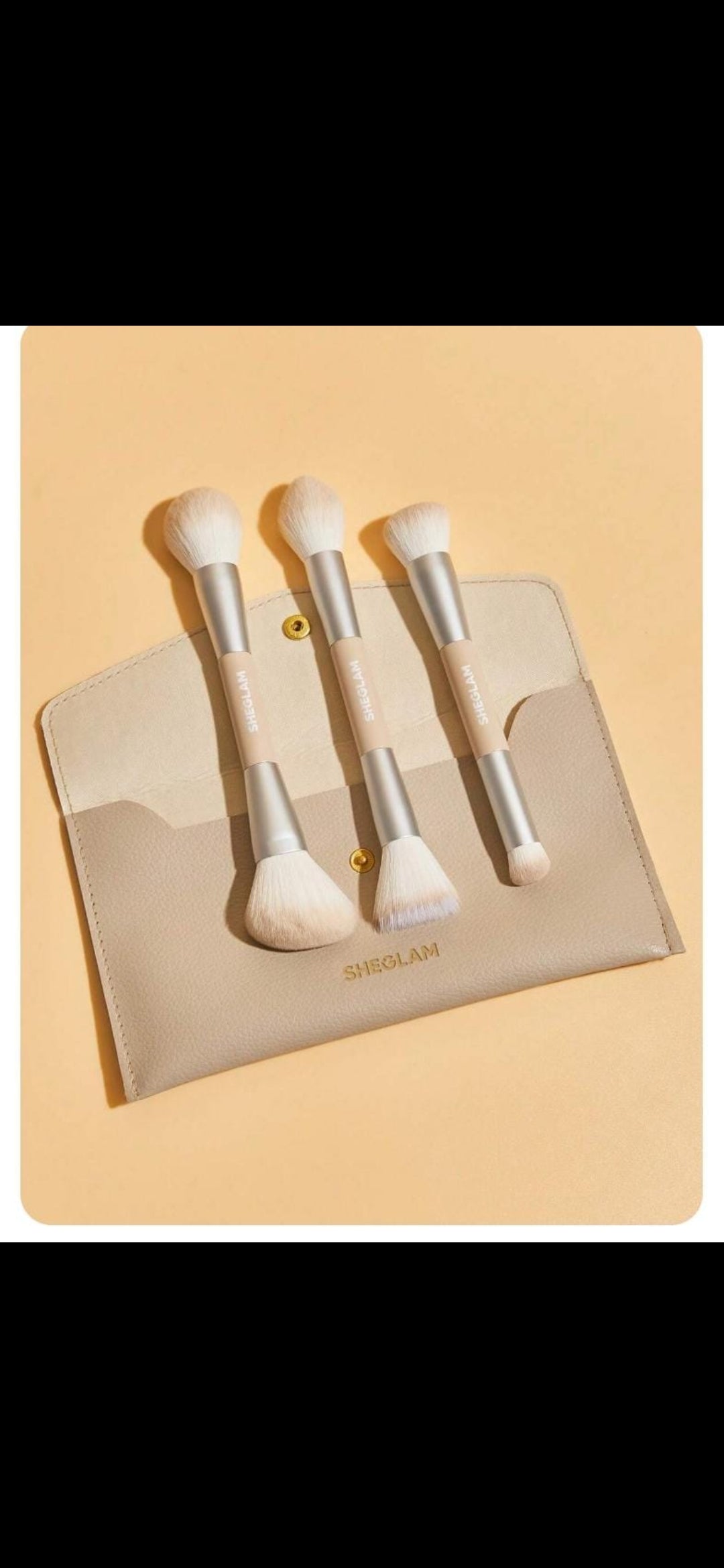 Sheglam Double Sided Brush + Pouch