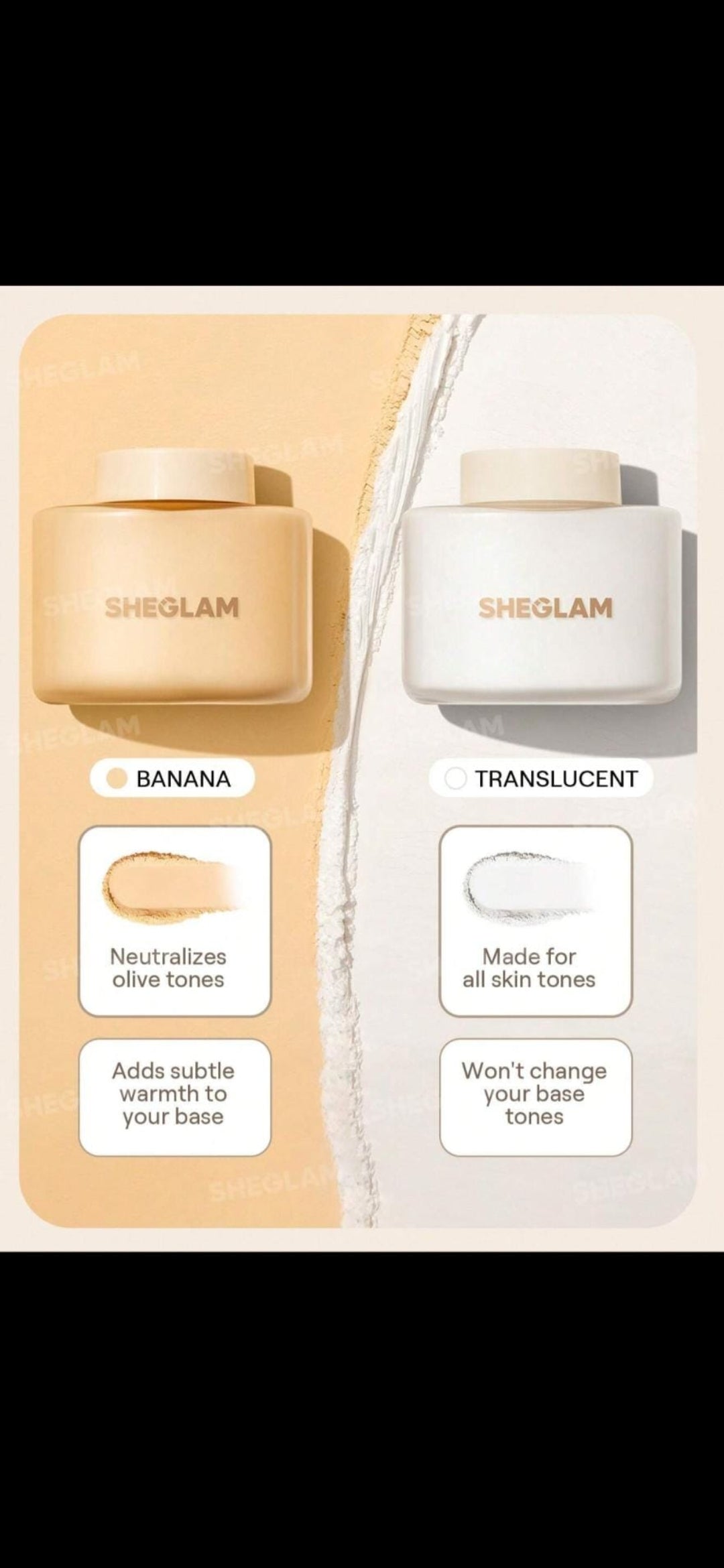 Sheglam Blur In A Bottle Loose setting Powder