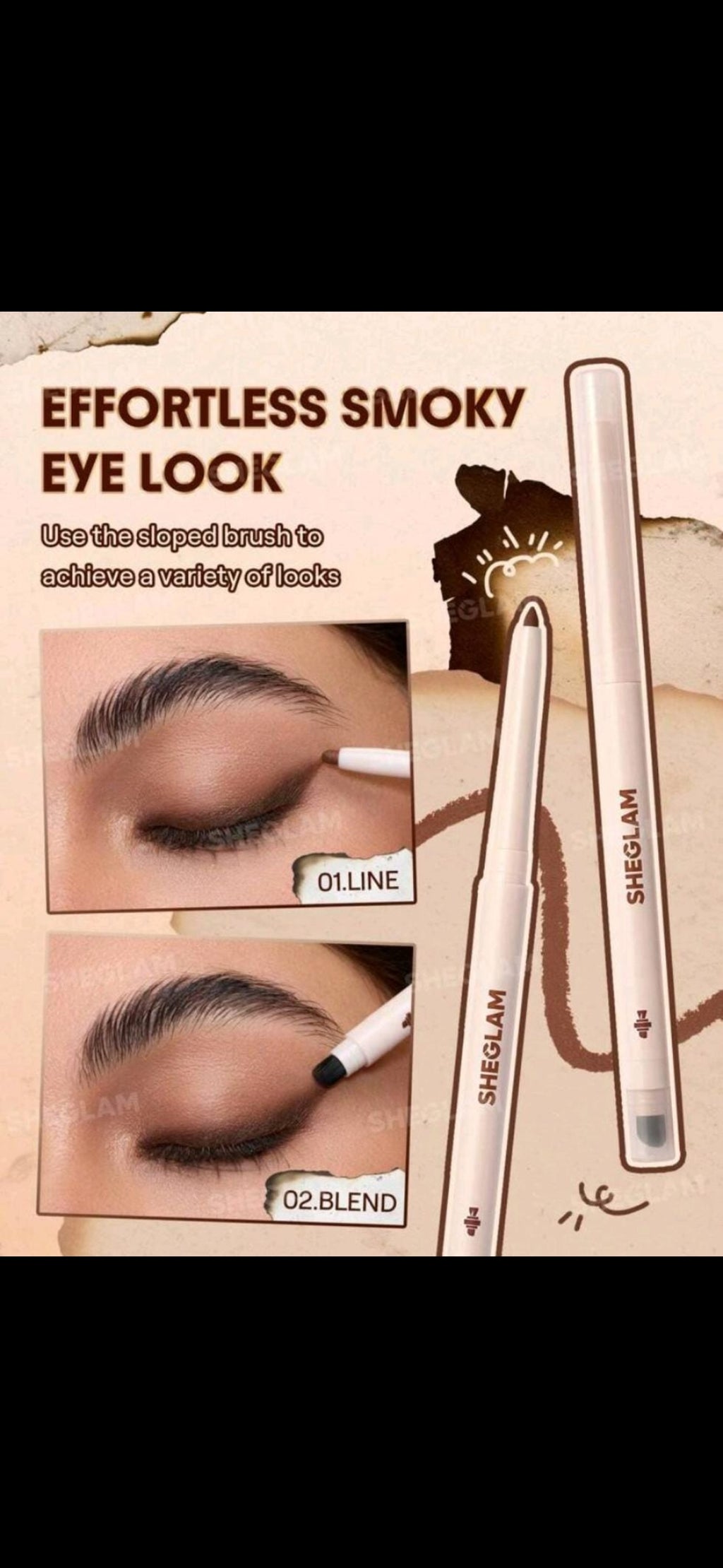 Sheglam Gel glide eyeliner pencil