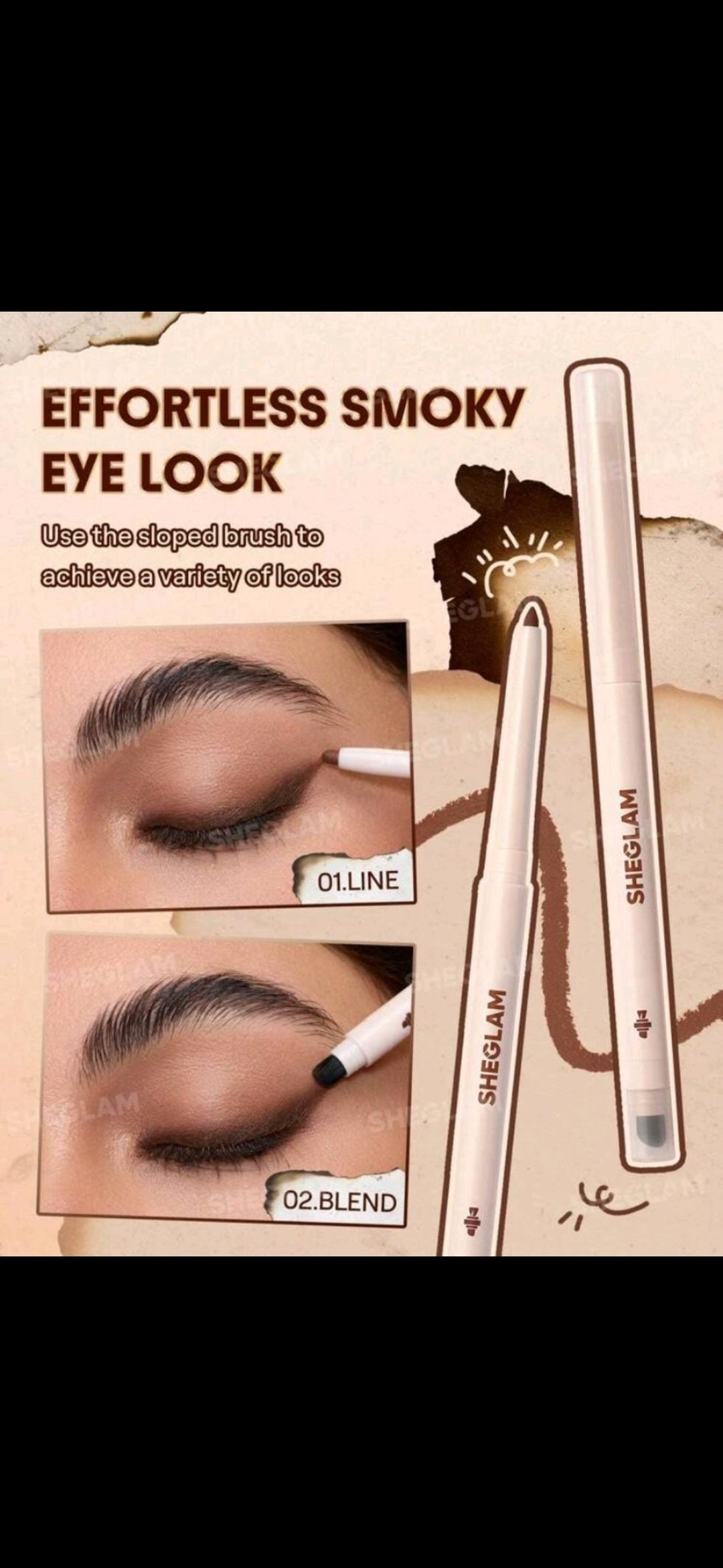 Sheglam Gel glide eyeliner pencil
