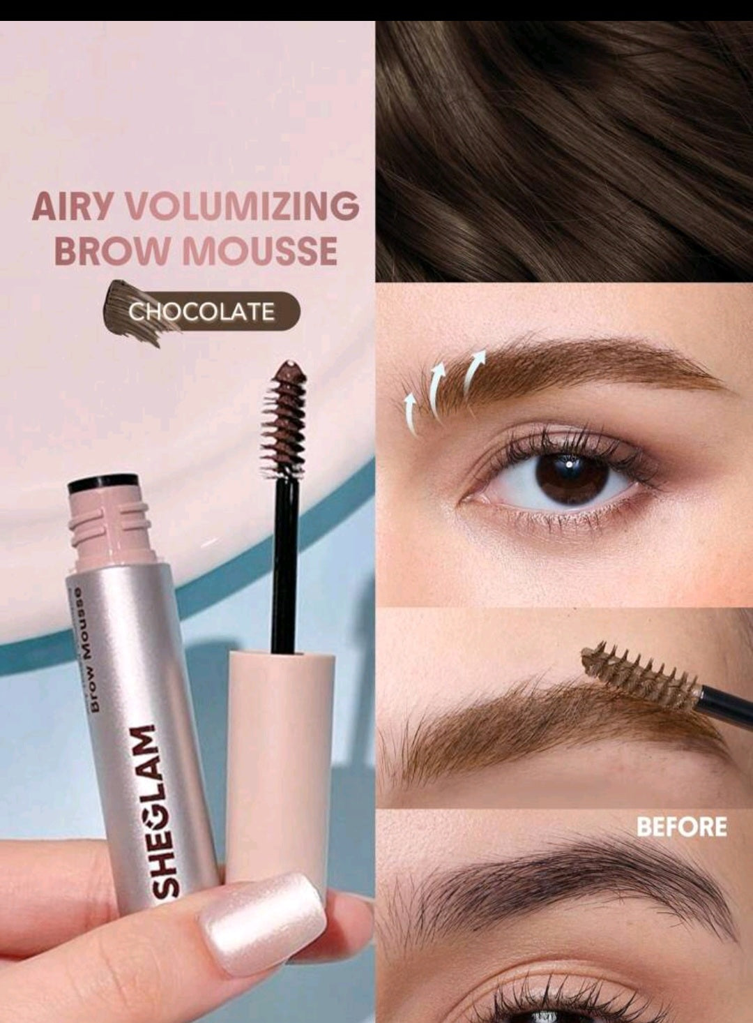 Sheglam Airy Volumizing Brow Mousse