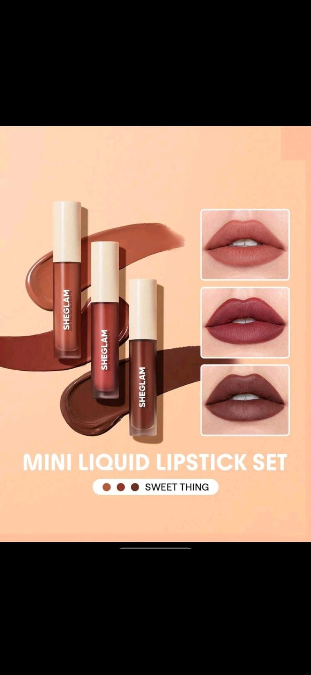 Sheglam Mini liquid lip set