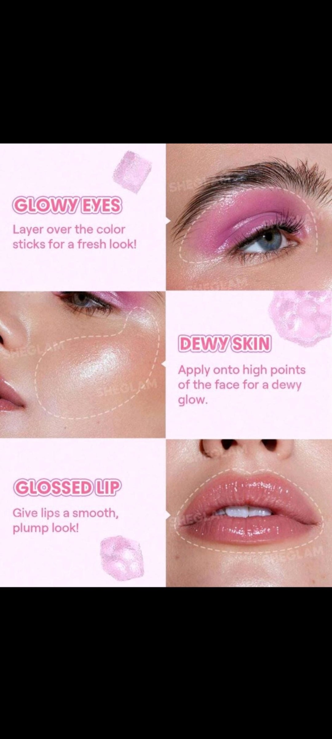 Sheglam multi use lip gloss