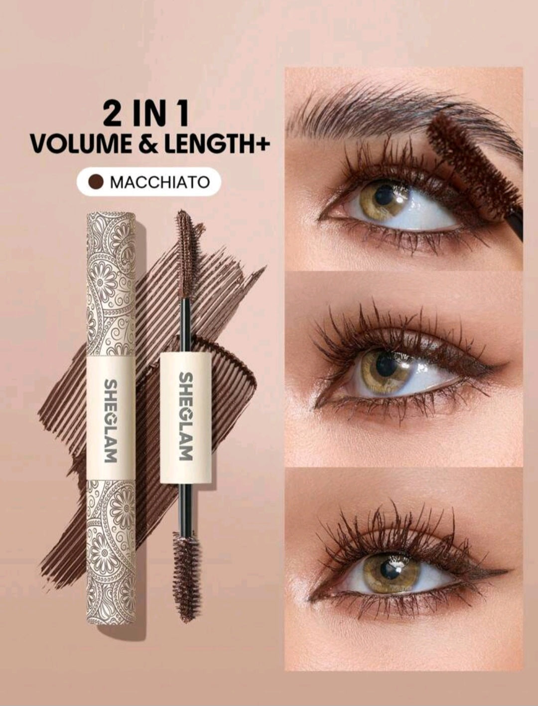 Sheglam 2 in 1 colored mascara