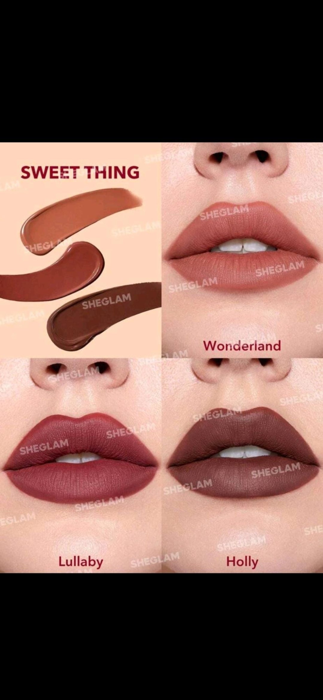 Sheglam Mini liquid lip set