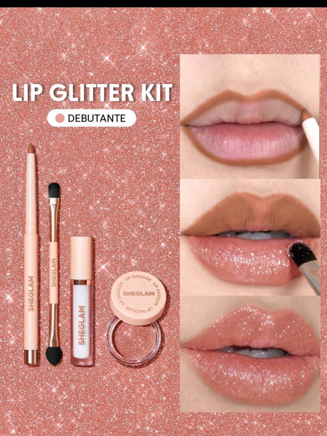 Sheglam Lip Dazzler Glitter Kit