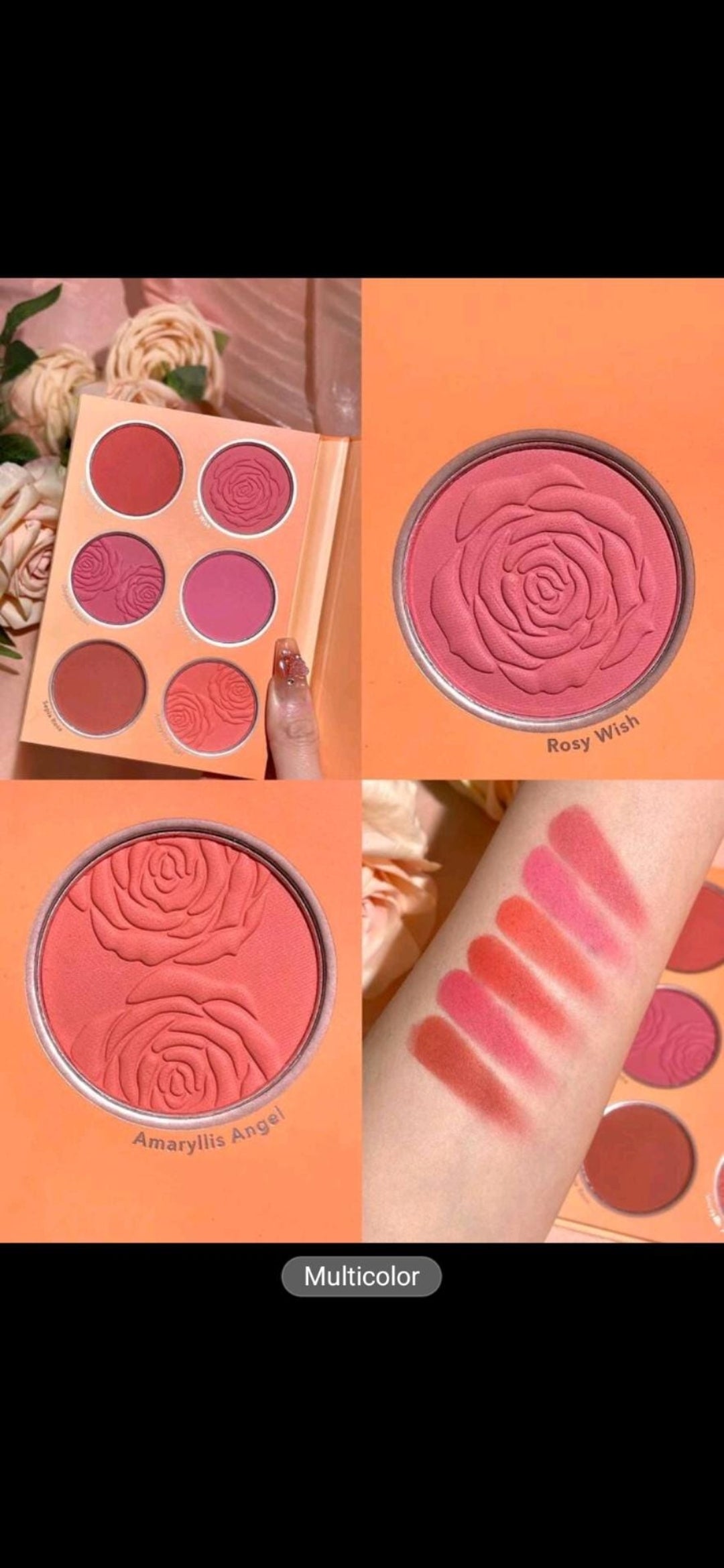 Sheglam Floral Blush Flush Palette