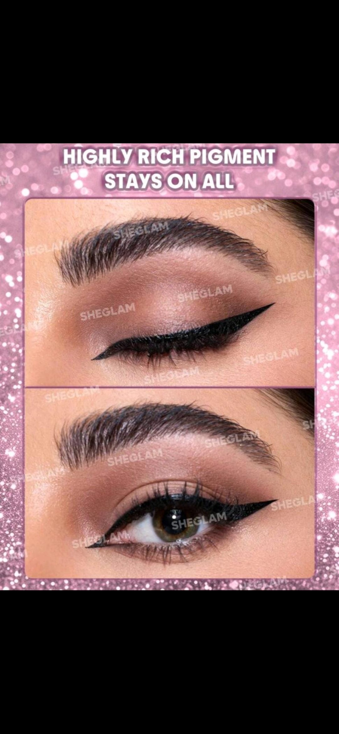 Sheglam Rosé line and define eyeliner