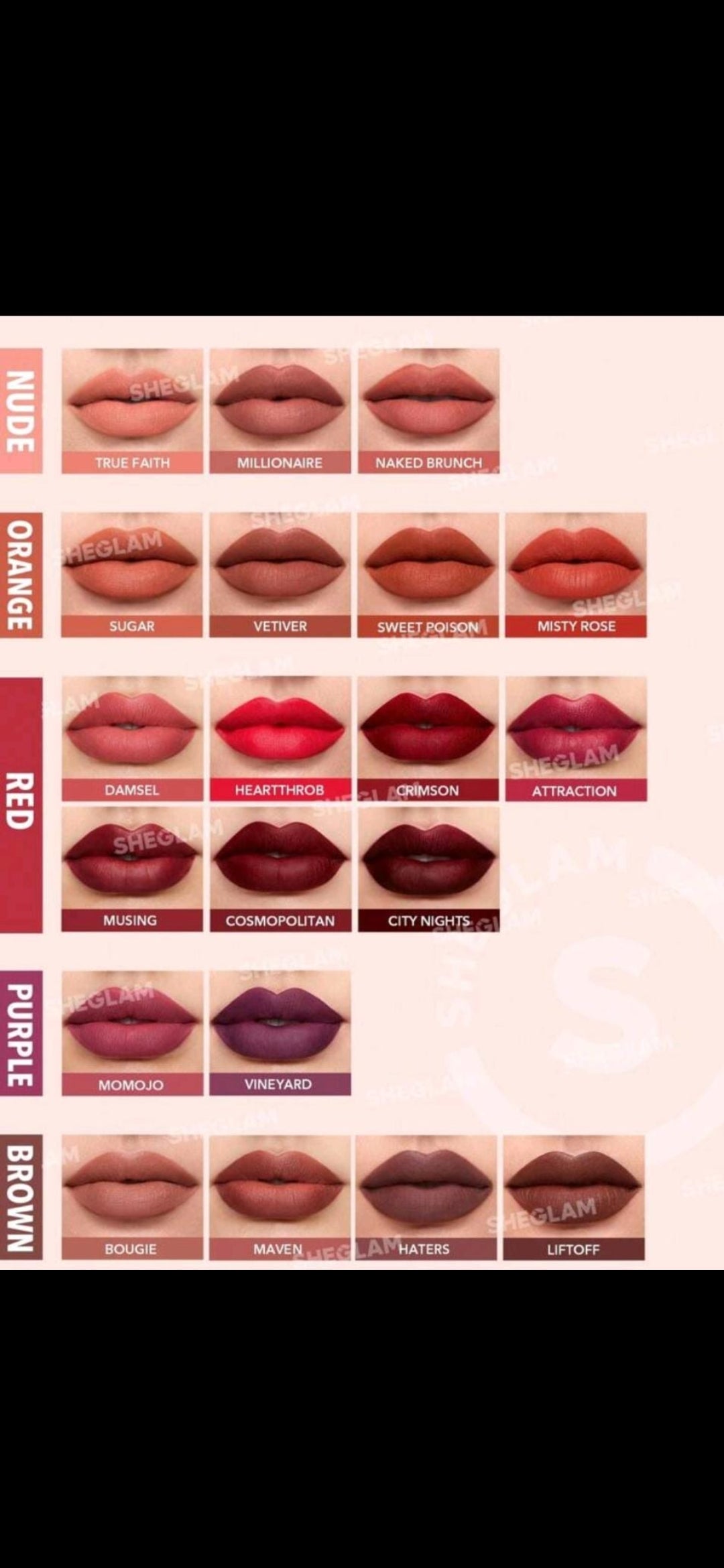 Sheglam Matte Allure Liquid Lipstick