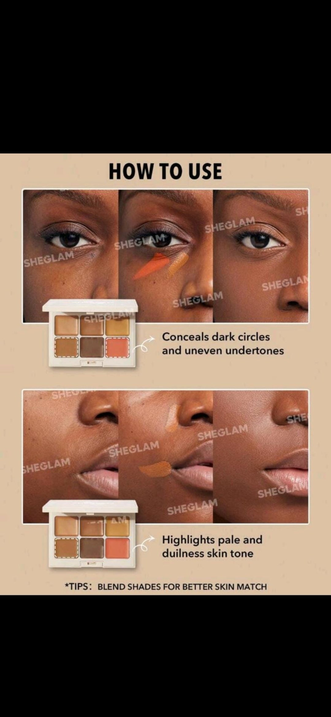 Sheglam Multifix Palette