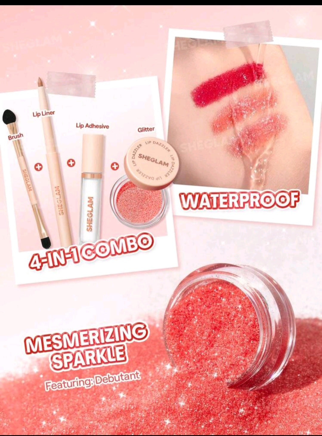 Sheglam Lip Dazzler Glitter Kit