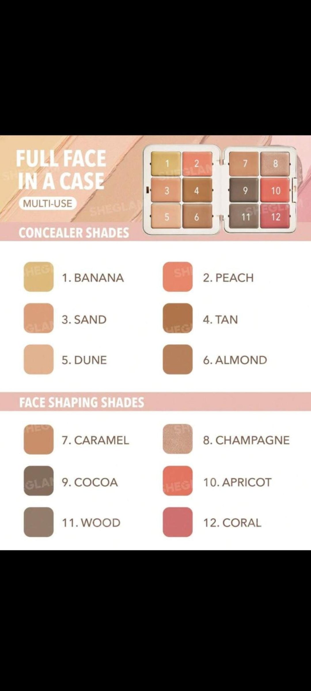 Face palette vanilla sculpt