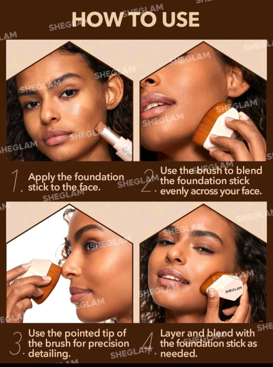 Sheglam Skin Magnet Foundation Brush