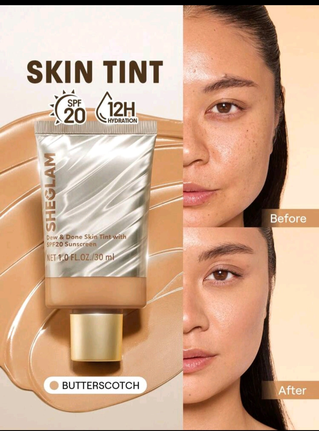 Shegalm Dew & Done Skin Tint with SPF 20