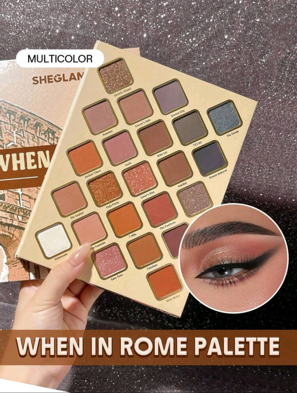 Sheglam When In Rome 23 pan Eyeshadow Palette