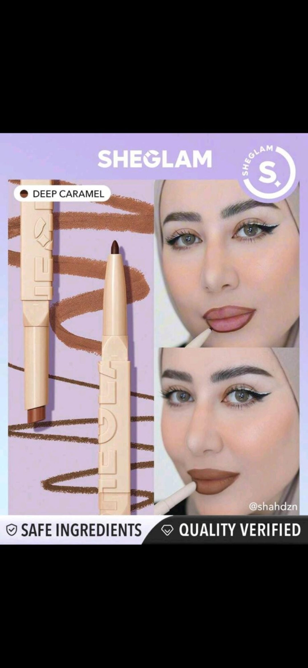 Sheglam Lipstick and Liner Duo