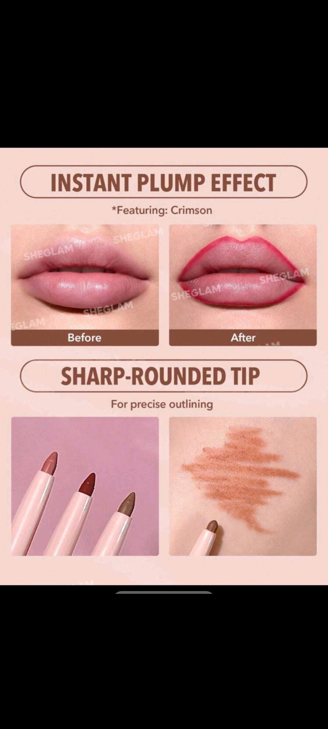 Sheglam lip liner
